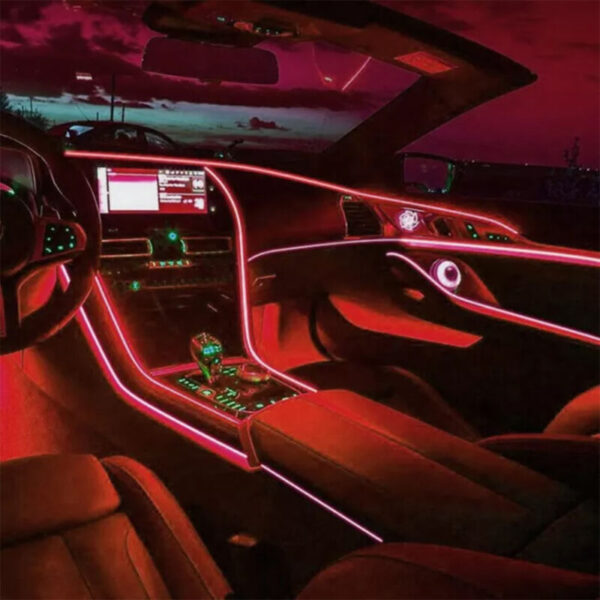 ⁦شريط اضاءة LED للسيارة بتطبيق⁩ - الصورة ⁦8⁩