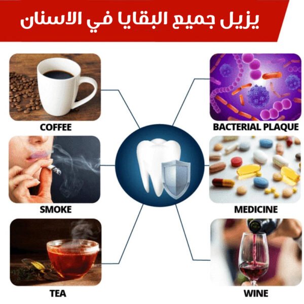 ⁦معجون إزالة بقع الأسنان⁩ - الصورة ⁦2⁩