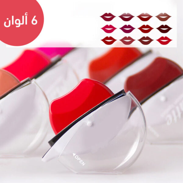 ⁦مجموعة احمر شفاه غير لامع بـ 6 الوان⁩ - الصورة ⁦3⁩