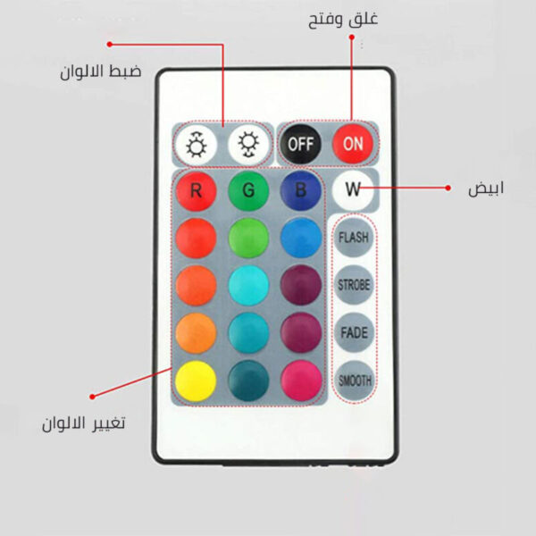 ⁦لمبة ليد على شكل مروحة بسماعة⁩ - الصورة ⁦8⁩