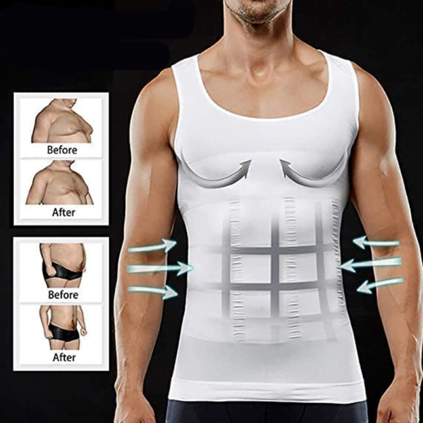 القميص الكامل للتعرق مهمته شد الجسم والعضلات مصمم بتقنية عالية تمنع الشعور بالضغط على الجسم الشيء الذي يسمح لك بارتدائه في أي وقت وأي مكان ويعطي نتيجة ملحوظة في وقت قصير - novoloo
