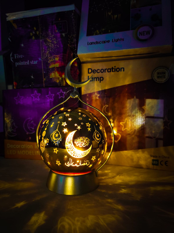 تسوق أجمل الأبجورات المضيئة الرمضانية في السعودية - إضاءة دافئة وتصميم رائع يضفي جمالًا على منزلك. - novoloo