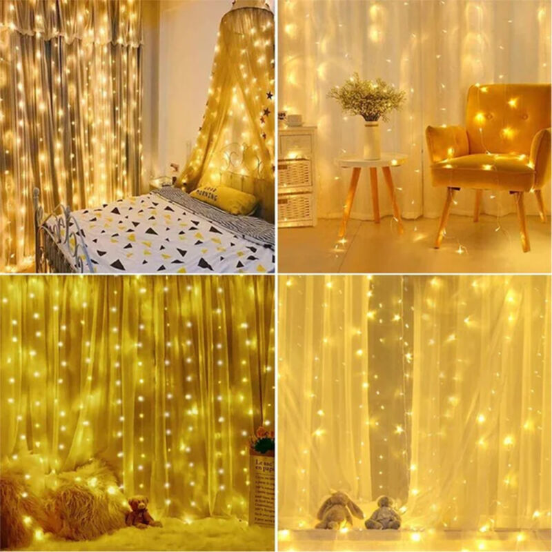 "احصل على ستارة الحفلات بإضاءة LED في السعودية لجعل مناسباتك أكثر سحرًا وروعة. تصميم فريد يتناسب مع أعياد الميلاد والأفراح. احصل على الإضاءة والأناقة بأمان وضمان عامين." - novoloo