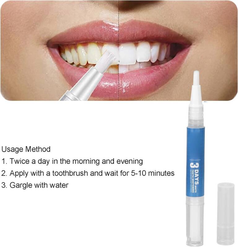 احصل على ابتسامة مشرقة مع قلم تبييض الأسنان Dazzling White. تجربة فعالة لتفتيح الأسنان والتخلص من البقع بسرعة. - novoloo