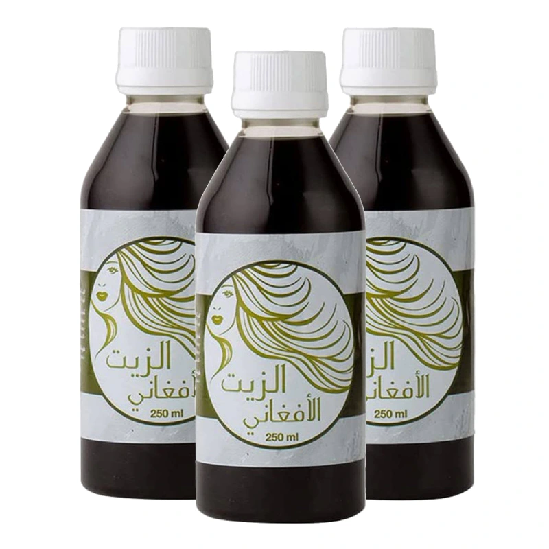 الزيت الأفغاني الأصلي للتكثيف ومنع تساقط الشعر