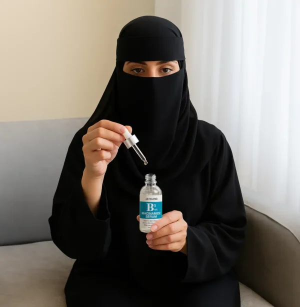 ⁦سيروم نياسيناميد للعناية بالبشرة والتفتيح ومكافحة علامات التقدم في السن، مع تقليل الانتفاخات والتجاعيد⁩ - الصورة ⁦3⁩