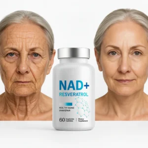 مكمل ناد+ NAD لمحاربة التعب والشيخوخة المبكرة وإصلاح الخلايا للرجال والنساء